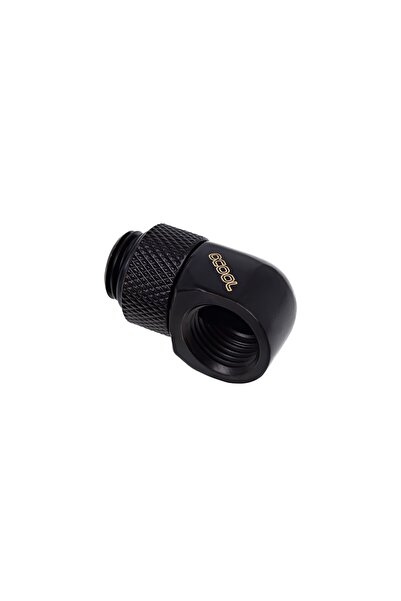 Alphacool Conector în formă de L (negru, rotativ la 360°)