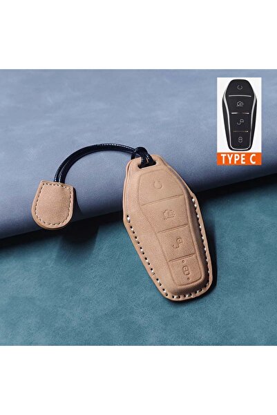 Choice6 C ORANGE ROPE Car Remote Key Case Cover Shell Fob For BYD Song Plus A...