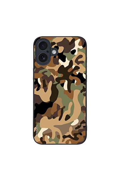 Sonique Θήκη Camouflage Army Series για Apple iPhone 16 Plus Καφέ