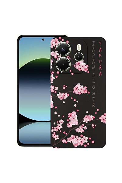 bestcase Калъф за Xiaomi Redmi Note 14, Черешов цвят, Тънък силиконов 0.8ММ, ...