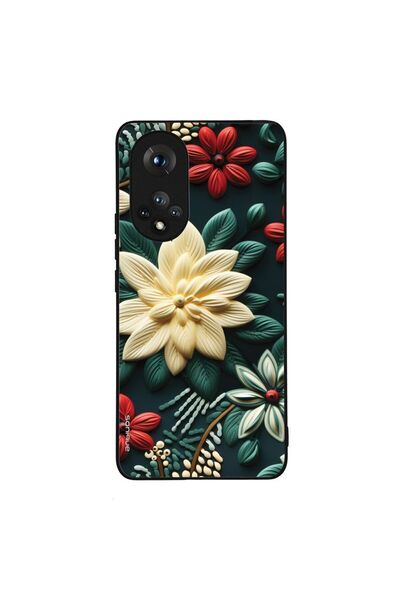 Sonique Θήκη 3D Flower Series για Honor 50 5G / Nova 9 Πράσινο