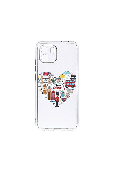 bestcase Διαφανής Θήκη Σιλικόνης 2MM, Συμβατή με Xiaomi Redmi A2, Αγαπώ το Λο...