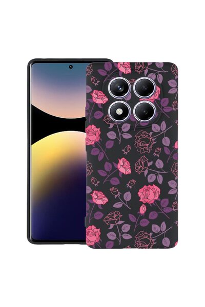 bestcase Husă pentru Xiaomi Redmi Note 15 Pro Plus 5G cu Design Trandafir, TP...