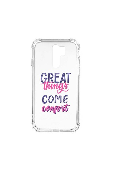 bestcase Husa Anti Shock Silicon Compatibila Cu Xiaomi Redmi 9, Great Things,...