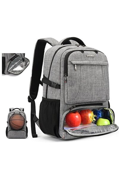 CoolBELL Rucsac termic pentru laptop, Aluminiu/Nailon, 15.6'', Gri