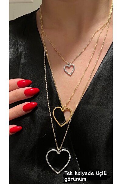 gozdeasutayaccessory Triple Necklace