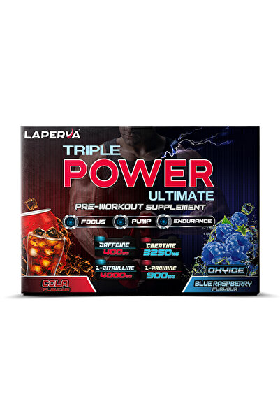Laperva Triple Power Ultimate Pre-Workout Supplement, Oxyice Edition, Workout...