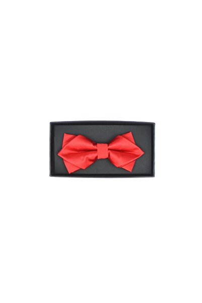 ButicCochet Papion bărbătesc, Buticcochet, satin, 5.5x11.5 cm, Roșu - PAP365