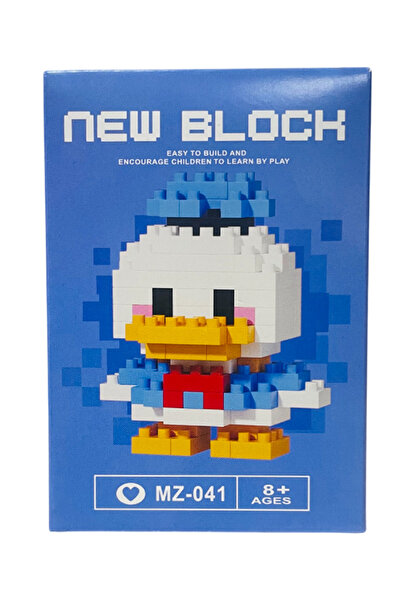 BATUR COMPANY Btrcmpny-New Block Bricks Donald Duck Karakter Figürü 3D Yapboz...
