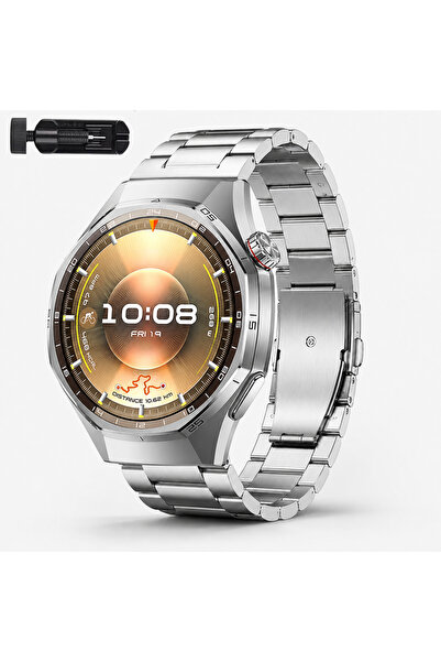 Sneezy Huawei Watch GT6 Pro 46mm İle Uyumlu Katlanır Klipsli Paslanmaz Çelik ...