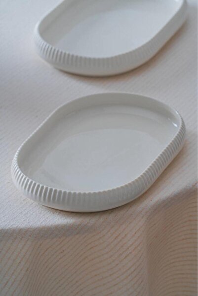 ACAR BIANCO LINEA 3'LÜ OVAL KAYIK TABAK 13X20CM