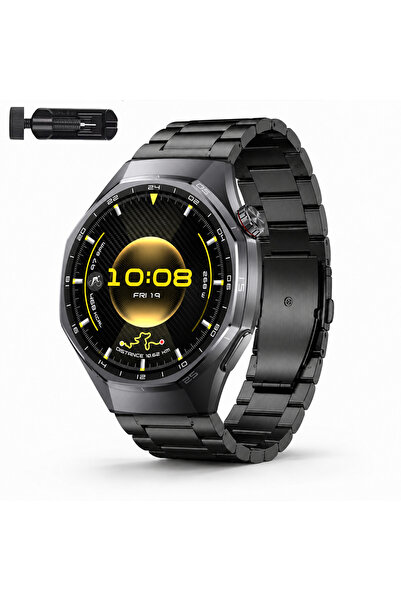 Sneezy Huawei Watch GT6 Pro 46mm İle Uyumlu Katlanır Klipsli Paslanmaz Çelik ...