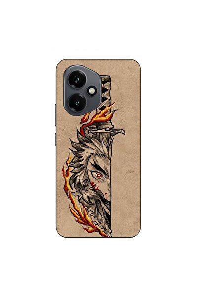 OEM Husa compatibila cu Honor 400 Silicon Gel Tpu Model Demon Slayer Rengoku ...