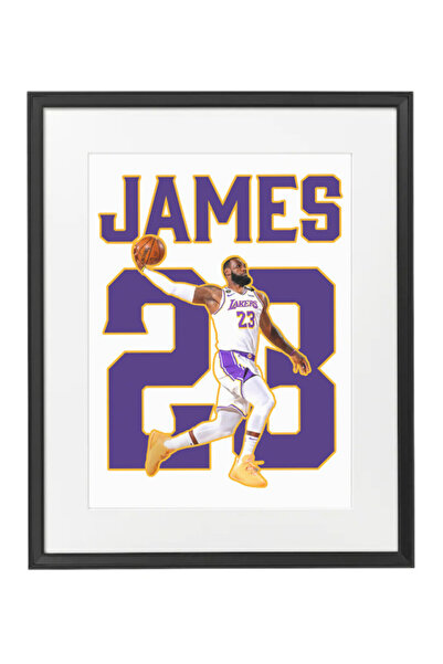 Boomah Accessories Michael Jordan Basketball Poster with Frame 50x40cm