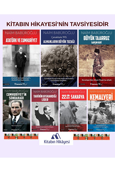 İnkılap Kitabevi Naim Babüroğlu KİTAPLIĞI- Atatürk ve Cumhuriyet, Büyük Taarr...