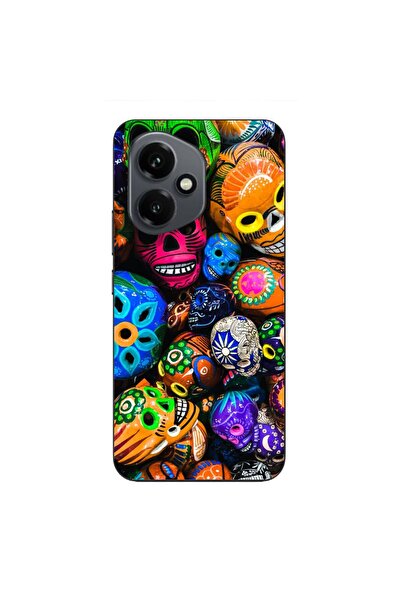 OEM Husa compatibila cu Honor 400 Silicon Gel Tpu Model Halloween Cranii Colo...