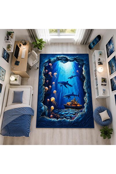 Rugs Modern Halı SDT Geleneksel Tema Desenli Modern Dokuma Taban Dekoratif Ha...