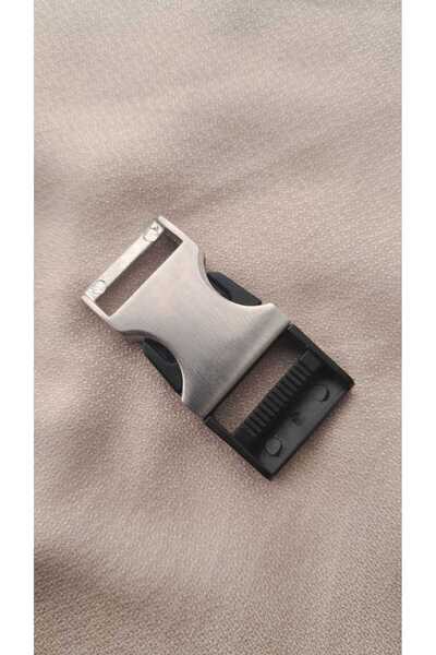Çanta Kolon Tokası Metal + vPlastik / Boy =En 5x2,5 cm / 1,8 cm kemer genişliği