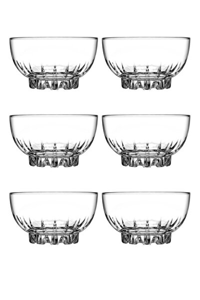 Paşabahçe 530246 Mousse Glass 6-Piece 250Cc Pudding Bowl Snack Bowl Breakfast...