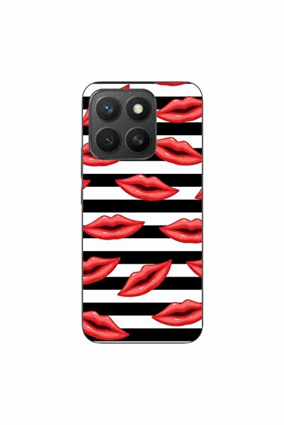 OEM Husa compatibila cu Honor X8c Silicon Gel Tpu Model Striped Kisses
