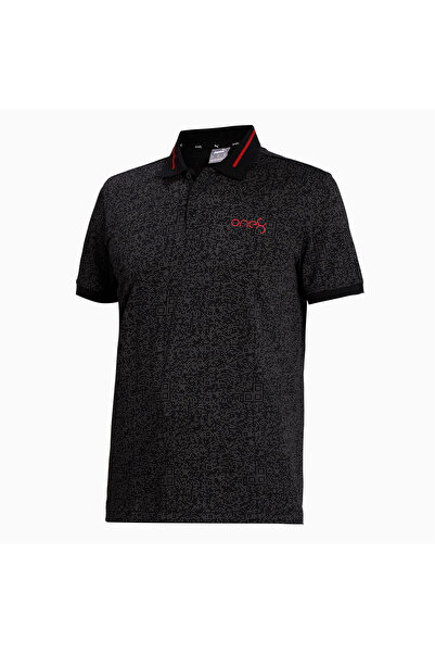 Puma Men X Virat Kohli All Over Printed Polo - Black