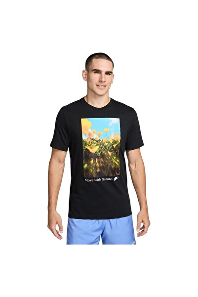Nike Bărbați& # x27;s Tricou sport cu mânecă scurtă, cu imprimeu foto OC. XL