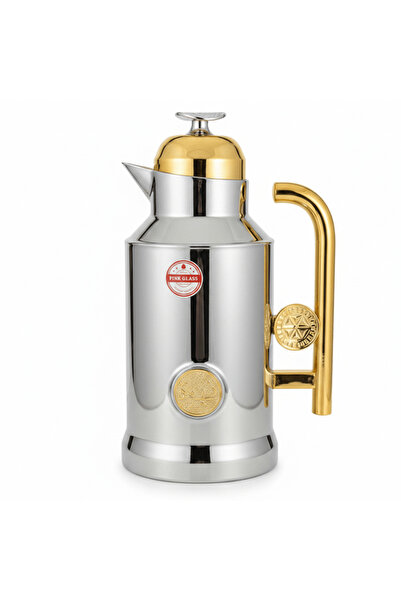 RedHOME Red Home Majlis Vacuum Flask – Silver & Gold, 1 Litre