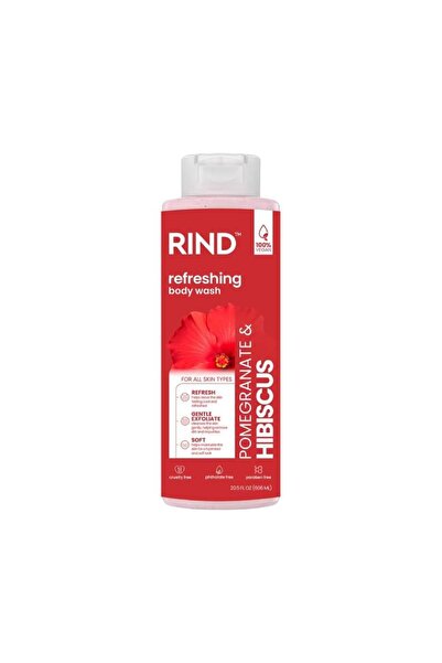 RIND غسول الجسم بالرمان والكركديه من رايند - 606 مل