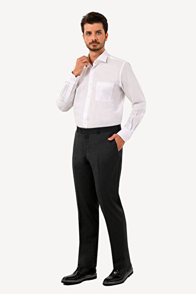 JR3 Men's Smoked Regular Fit Trousers Fabric