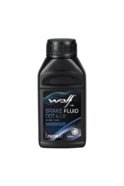 Aftermarket Lichid de frana WOLF DOT 4 LV 250 ml – reactie rapida pentru sist...