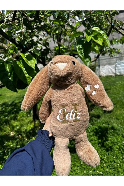 Hifashion İsimli Tavşan Peluş Uyku Arkadaşı Hediyelik Bebek Oyuncağı Doğum Öz...