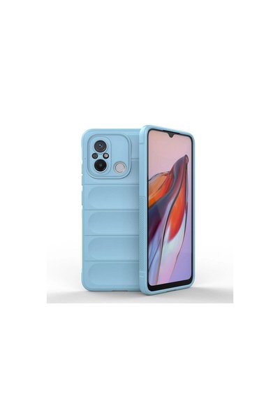 OEM حافظة هاتف Xiaomi Redmi 12c مصنوعة من السيليكون الأمثل - أزرق سماوي