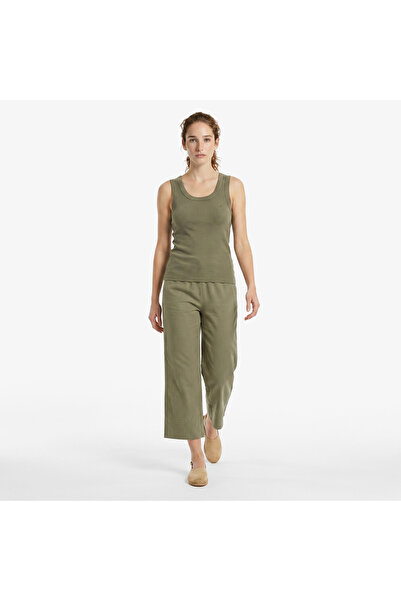 Nautica Kadın Yeşil Regular Fit Pantolon