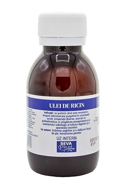 Seva Plant Pure Castor Oil, for digestion, hair, Leather and nails, 100ml