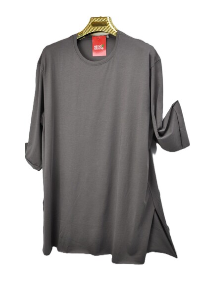 elma abone Plus Size Combed Tunic