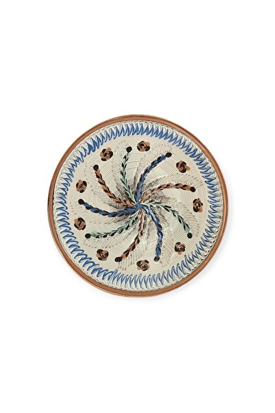 CERAMICA DE HOREZU Model tradițional de farfurie 1922 D1C3 Multicolor M5 22cm