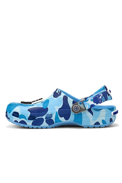 Crocs Classic Clog A Bathing Ape ABC Camo Blue