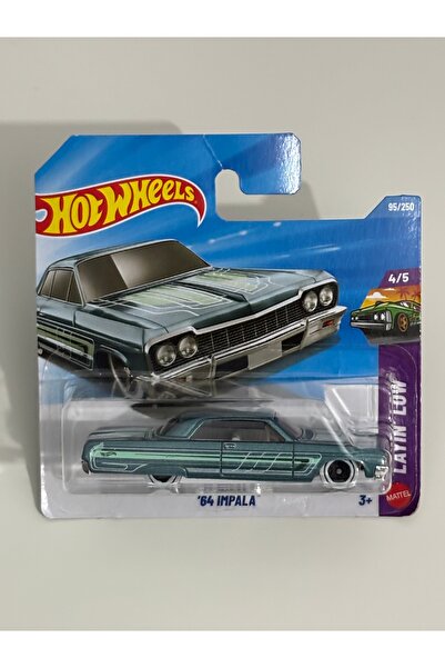 HOT WHEELS 64 Impala 95/250 Layin Low 2026 Metal Gövdeli Model Araba Koleksiy...