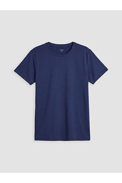 LC Waikiki Navy Blue Crew Neck Men's T-Shirt