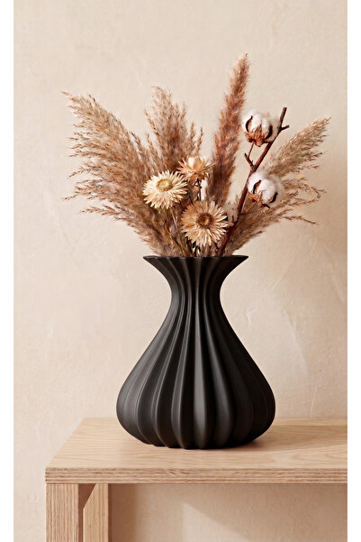 Karerca Vazo Modern Estetik, Dekoratif, Dekoratif Vazo, Bohem, Pla Plastik, 15cm