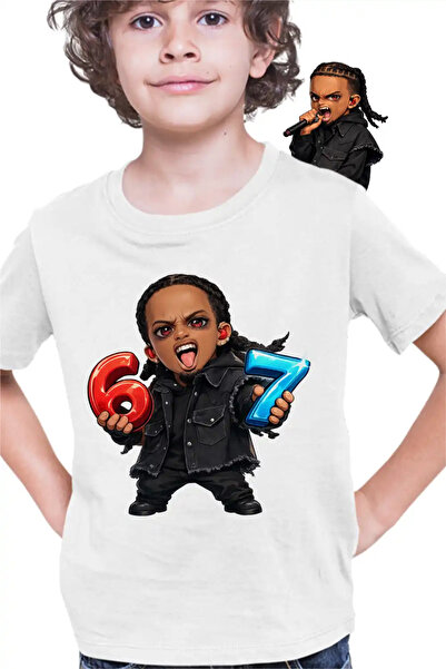 OEM Tricou Copii Baieti Playboi Carti Six Seven 67