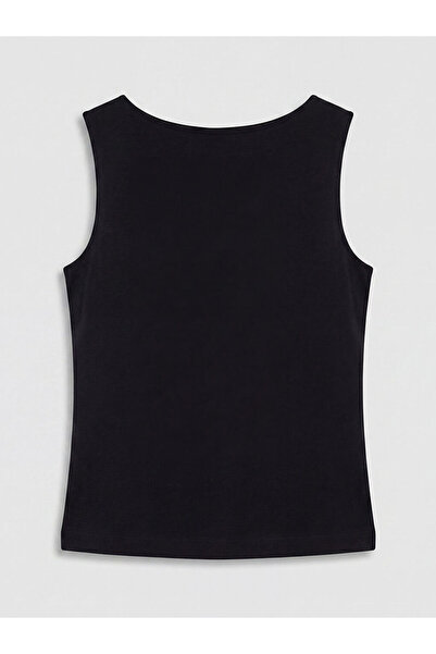 LC Waikiki New Season Black Crew Neck Women's Undershirt from Güli̇s Gi̇yi̇m