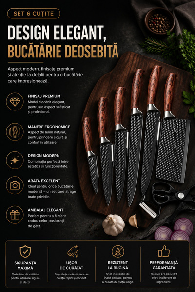 OEM SET OF 6 KNIVES (RO-V07)