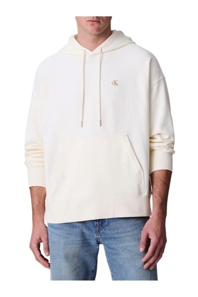 Calvin Klein Ανδρικό Φούτερ Εκρού LV04RC278G-YAS