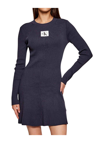 Calvin Klein Γυναικείο Φόρεμα Μπλε LV047D307G-VEK