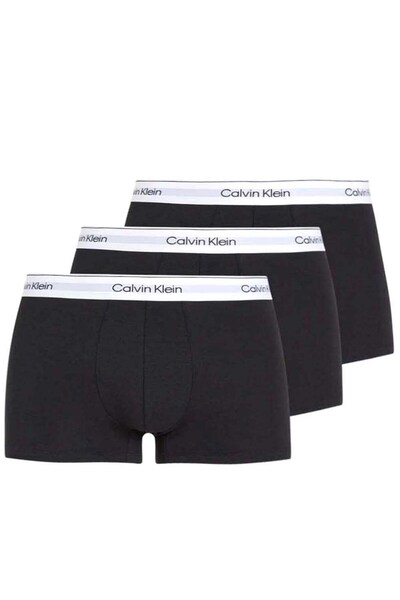 Calvin Klein Ανδρικό Μπόξερ Σετ 3 Τεμαχίων Μαύρα LV00NB4389-UB1