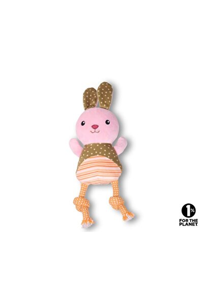 VADIGRAN Dog Toy Plush Baby Rabbit Cord Λούτρινο Παιχνίδι 16cm