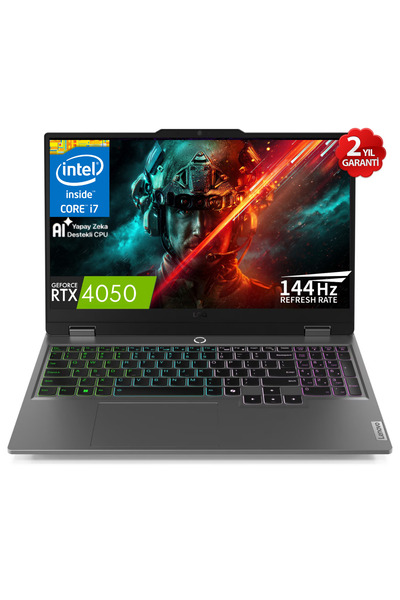 LENOVO LOQ 15IRX9 i7-13650HX 24GB RAM 512GB SSD RTX4050 15.6" Full HD 144Hz W...