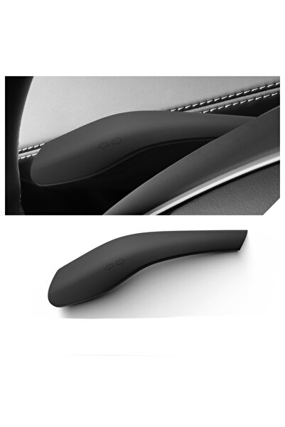 OLED GARAJ Compatible Steering Wheel Signal Handle Cover Black for Tesla Mode...