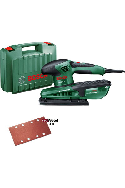 Bosch Șlefuitor orbital PSS 200 A (verde/negru, 200 wați, în cutie)
